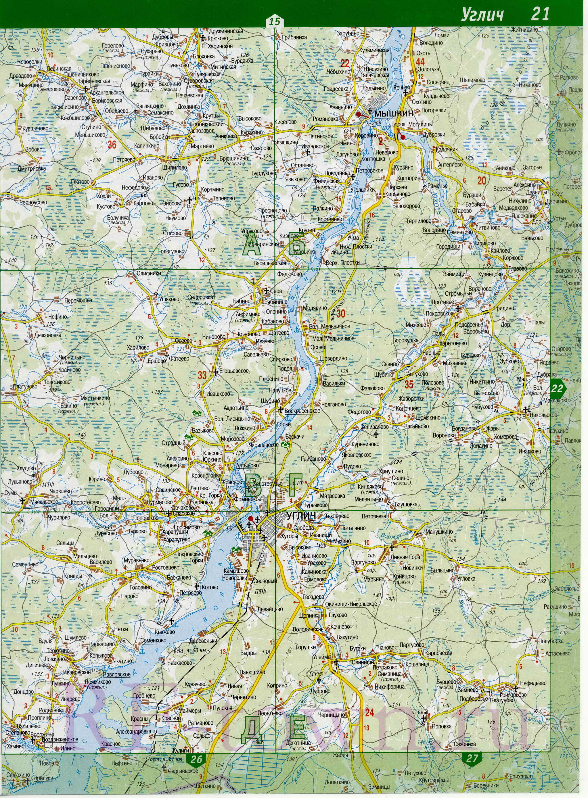 Старые карты Ярославля и Ярославской области - ЭтоМесто